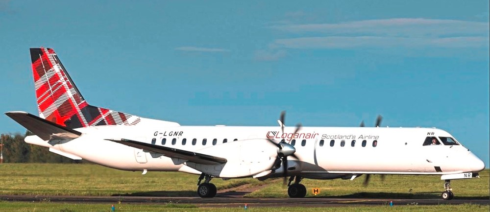 Loganair plane