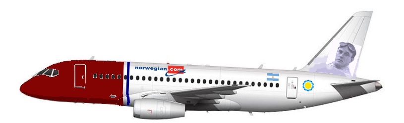 Resultado de imagen para Norwegian SSJ-100 Air Airgways.com