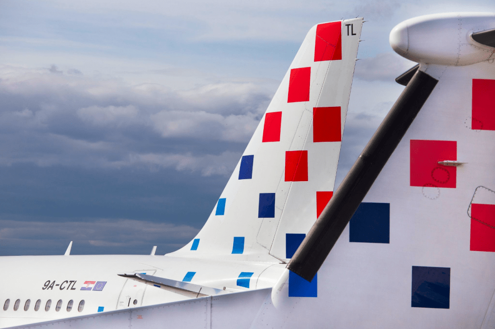 Resultado de imagen para croatia airlines Q400 png