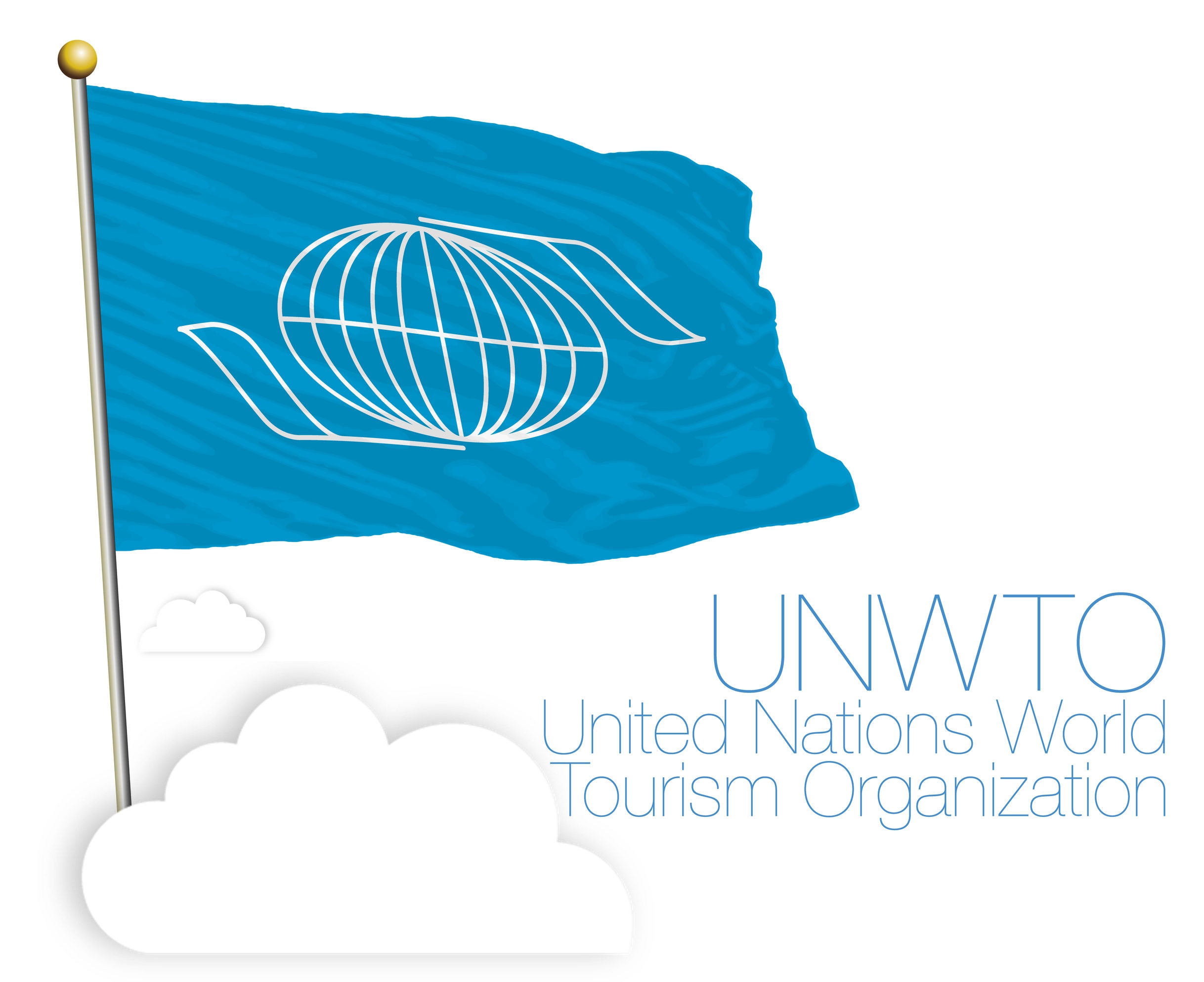 82561199 - unwto united nations world tourism organization, flag and symbol