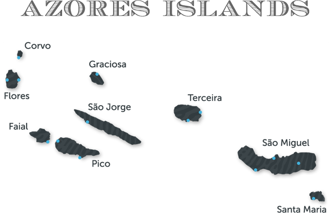 Azores Islands_map