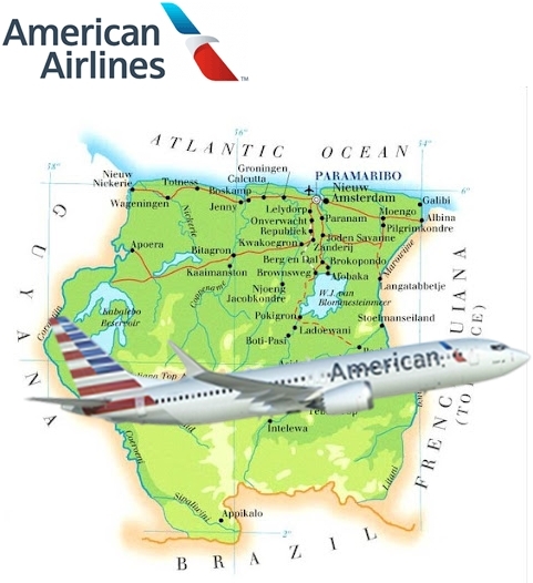 AW-Surinam map_American Airlines