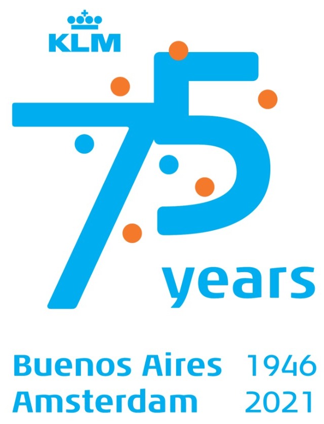 AW-KLM 75 años Amsterdam-Buenos Aires