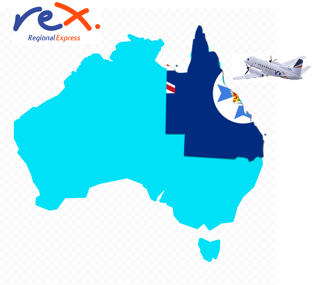 AW-Australia &amp; Queensland map