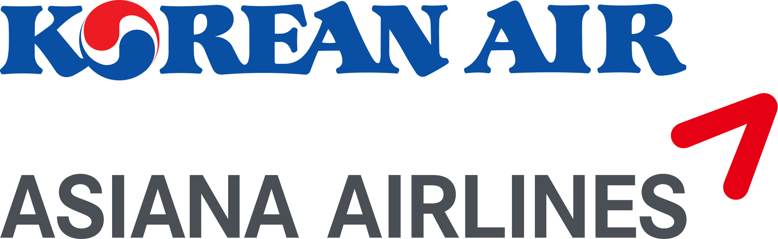 Asiana_Airlines-Korean Air Lines__Isologotype