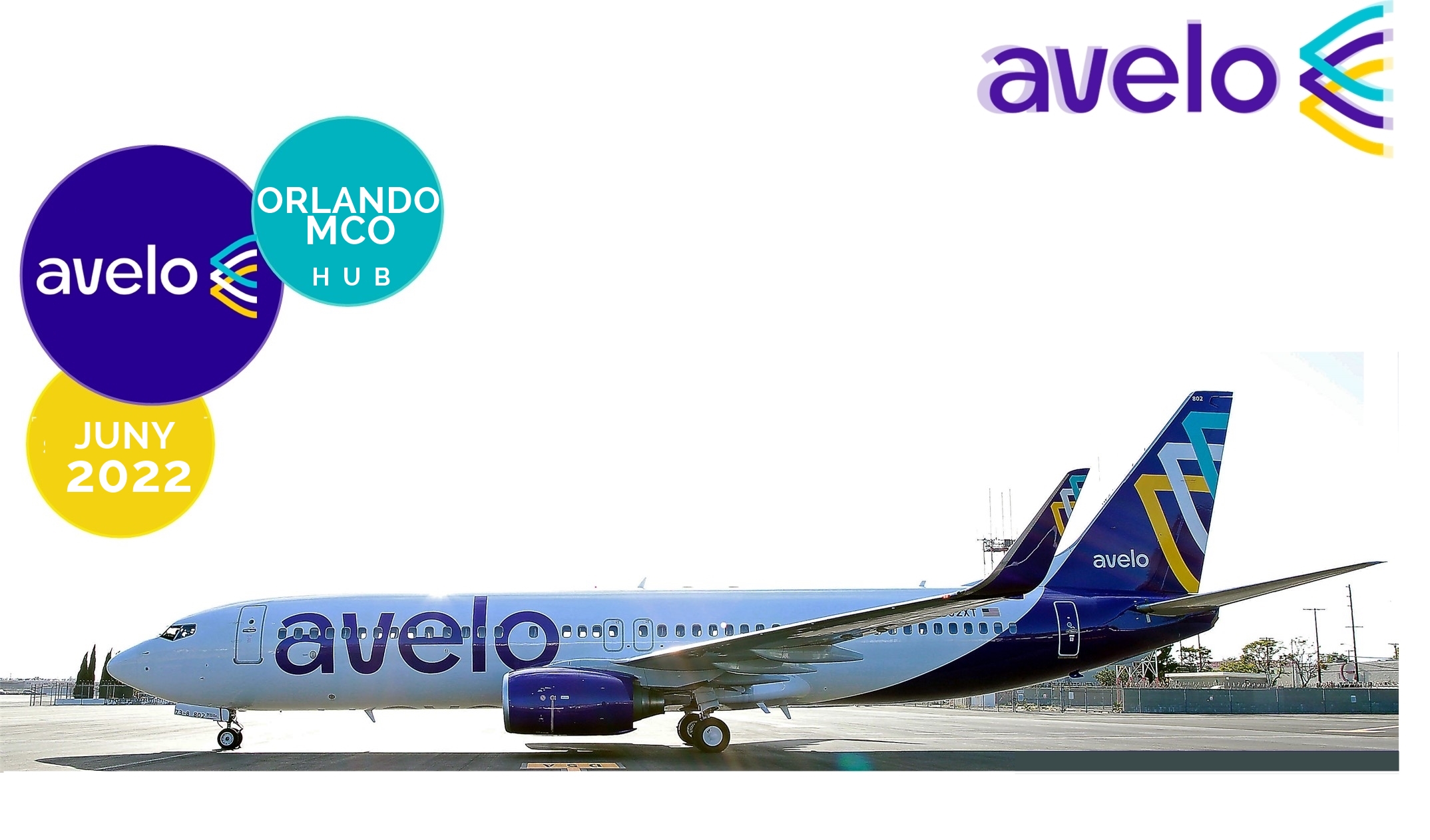 Avelo inaugura 3er base Orlando